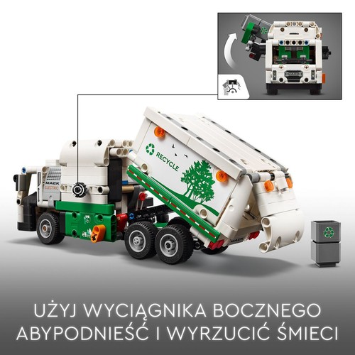 Technic Śmieciarka Mack® LR Electric 42167 LEGO 1 sztuka