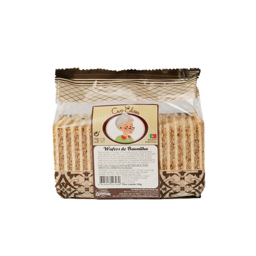 Wafle z nadzieniem waniliowym Avó Elvira 160 g