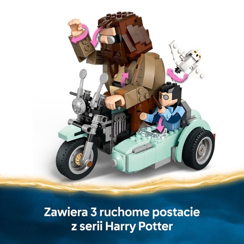 Harry Potter™ Przejażdżka motocyklowa Hagrida i Harry’ego 76443 LEGO 1 sztuka