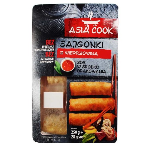 Sajgonki z warzywami i wieprzowiną Asia Cook 278 g
