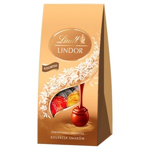Lindor praliny w mlecznej białej i gorzkiej czekoladzie Lindt 100 g