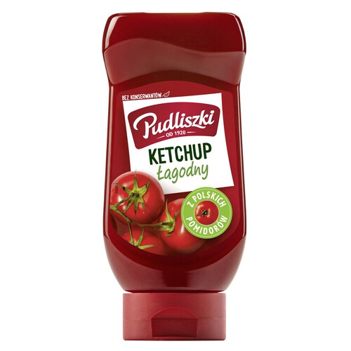 Ketchup łagodny Pudliszki 480 g