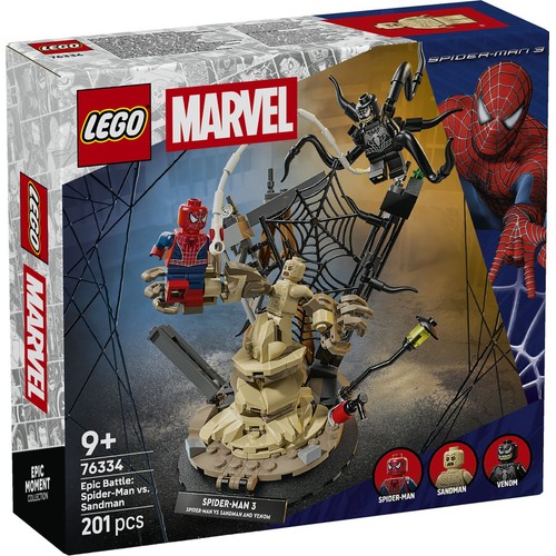 Marvel Epicka bitwa: Spider-Man kontra Sandman 76334 LEGO 1 sztuka