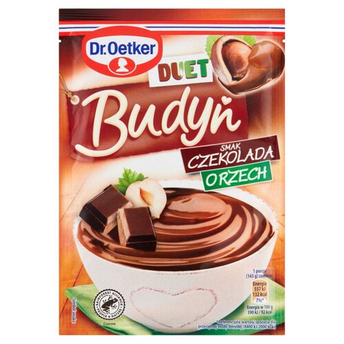 Budyń duet czekoladowo orzechowy Dr. Oetker 45 g