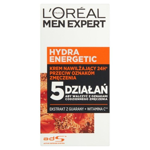 Krem nawilżający przeciw oznakom zmęczenia 24H L'Oreal Men Expert 50 ml