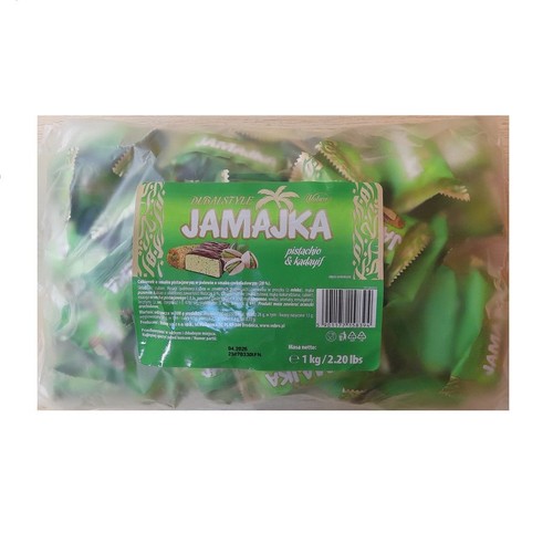 Cukierki Jamajka pistacja & kadayif Vobro 1 kg