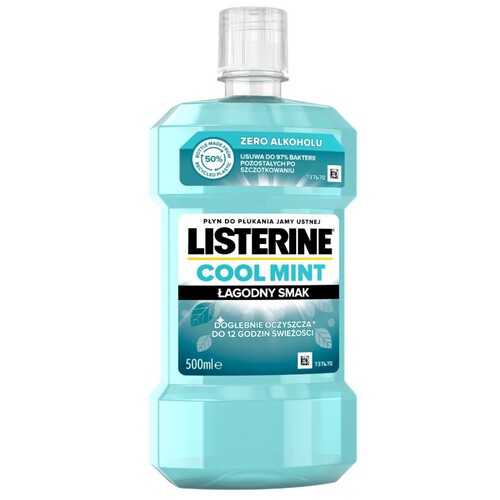 Płyn do płukania jamy ustnej zero Listerine 500 ml