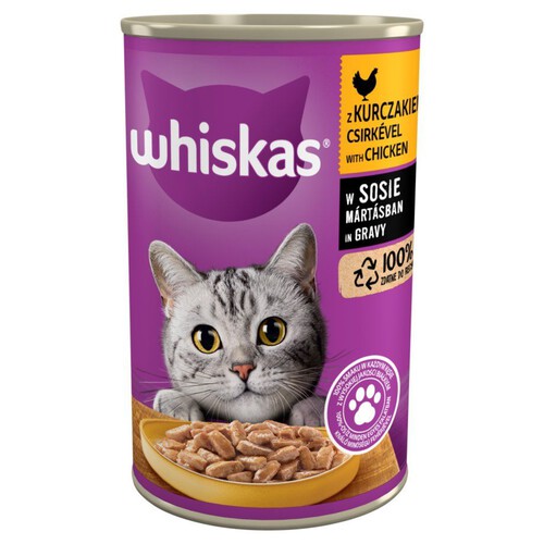 Karma mokra kurczak w sosie dla kotów  Whiskas 400 g