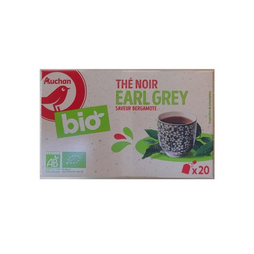BIO Herbata Earl Grey Auchan 20 torebek