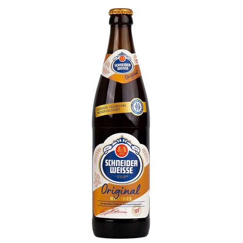 Piwo niemieckie pszeniczne Original Weissbier alk. 5,4% obj. Schneider Weisse  500 ml