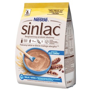 Sinlac bezglutenowy produkt zbożowy po 6 miesiącu Nestle 300 g