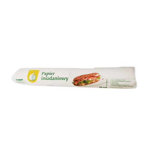 Papier śniadaniowy 50 arkuszy Auchan sztuka