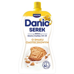 Danio serek homogenizowany o smaku ciasteczkowym Danone 120 g