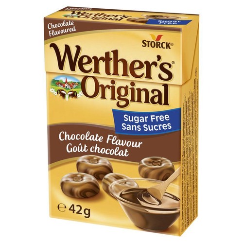 Cukierki o smaku czekoladowym bez dodatku cukru Werther's Original 42 g