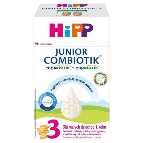 Junior Combiotik 3 mleko modyfikowane HIPP 550 g