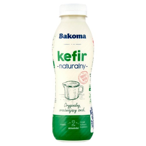 Kefir naturalny  Bakoma 370g