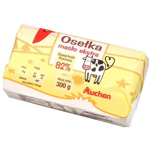 Osełka masło ekstra Auchan 300 g