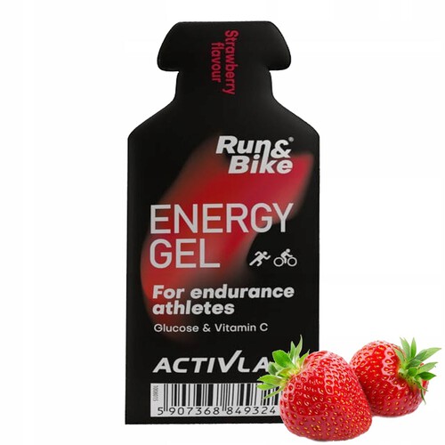 Energy żel glukozowy RUN&BIKE ENERGY truskawka ACTIVLAB 40 g