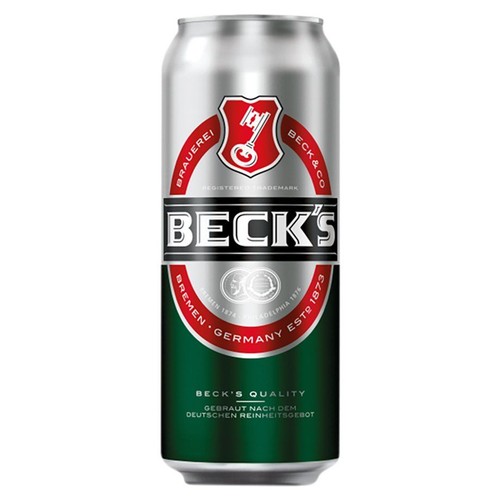 Piwo jasne pasteryzowane alk. 5,0% obj. Beck's 500 ml
