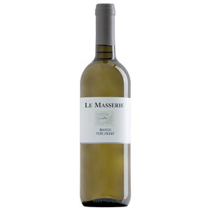 Wino Chardonnay Trebbiano białe półsłodkie    Le Masserie 750 ml