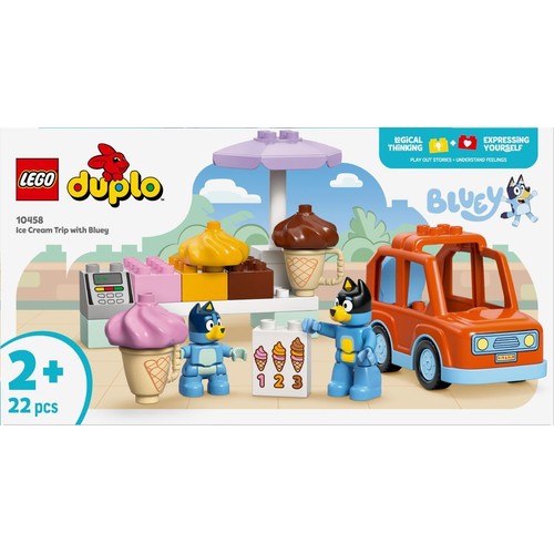 DUPLO Bluey Wyprawa po lody z Blue 10458 LEGO 1 sztuka