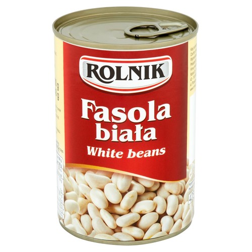Fasola biała konserwowa  Rolnik 400 g