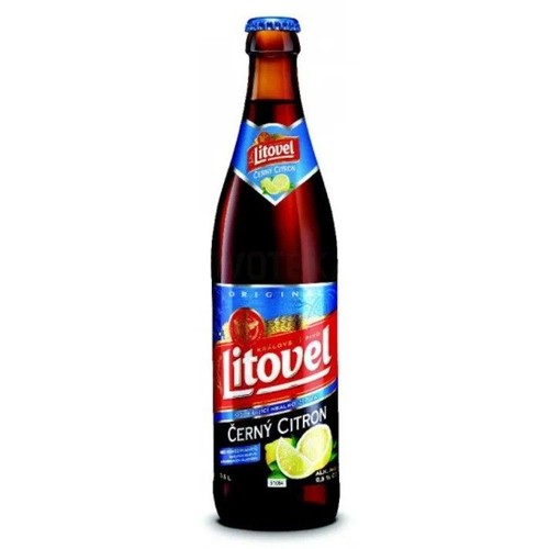 Piwo czeskie bezalkoholowe ciemne Cerny Citron FREE alk. 0,0% obj. Litovel 500 ml