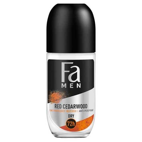 Antyperspirant w kulce o zapachu nut drzewnych czerwonego cedru Fa Men 50 ml