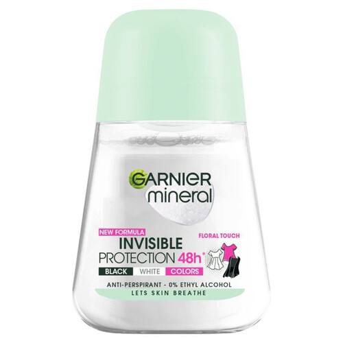 Antyperspirant Roll-on Invisible Protection 48h Garnier 50 ml