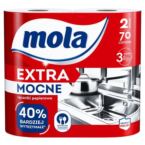 Ręczniki papierowe Extra mocne Mola 2 rolki