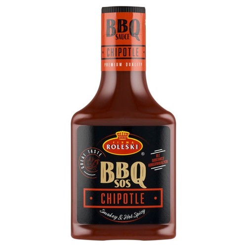 Sos BBQ Chipotle z wędzoną papryką jalapeno Roleski 350 g