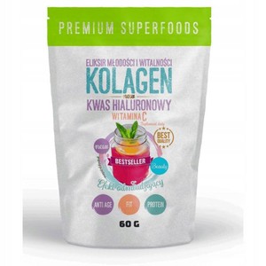 Kolagen kwas hialuronowy i witamina C  Intenson 60 g
