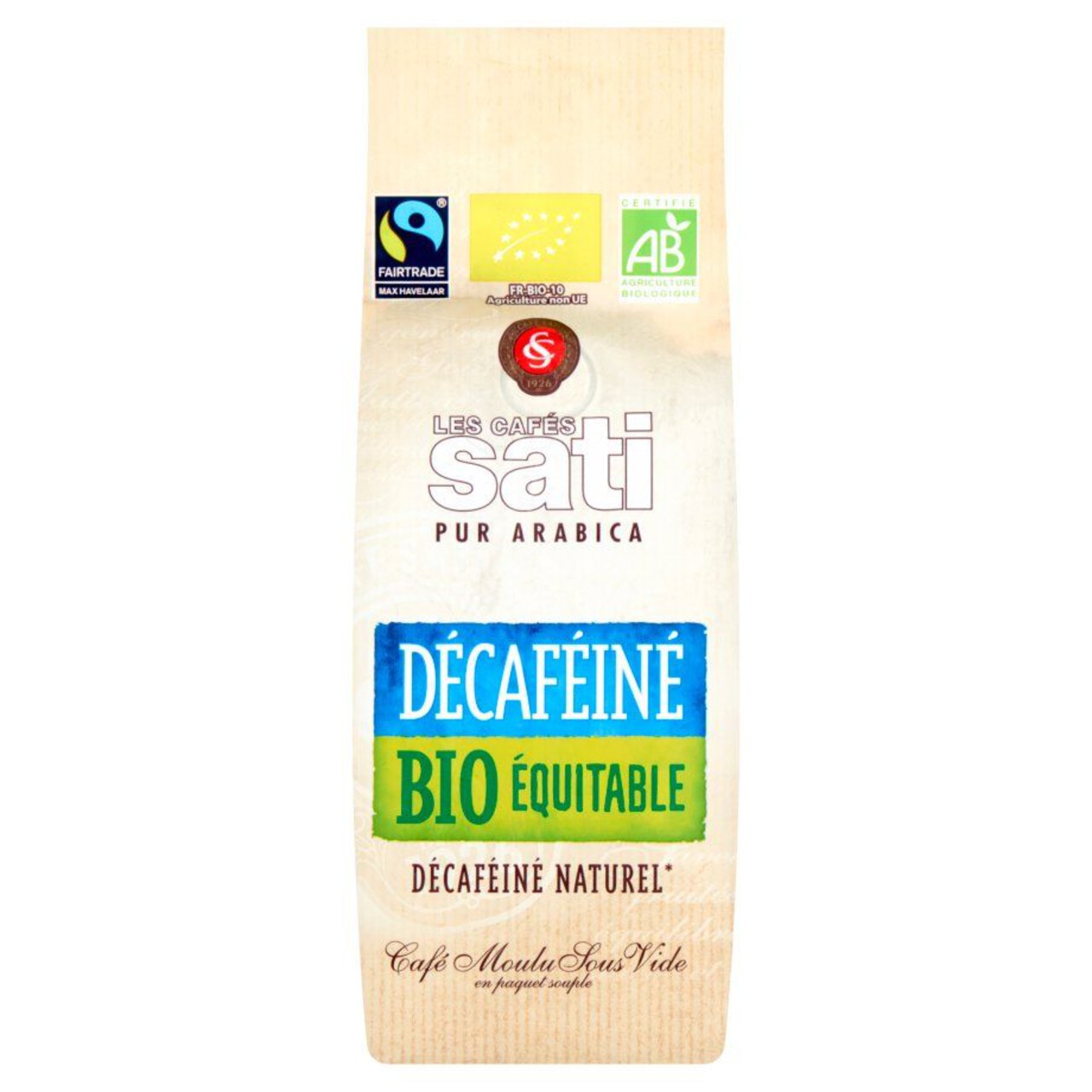 BIO kawa bezkofeinowa mielona Sati 250 g