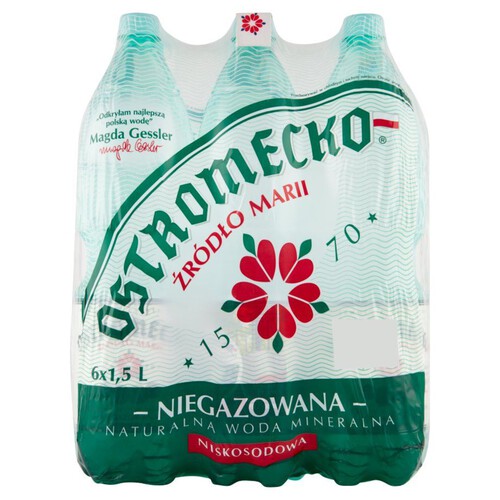 Naturalna woda mineralna niegazowana Ostromecko 6 x 1,5 l 