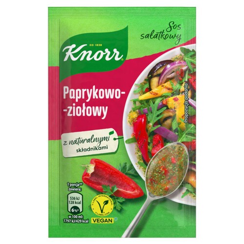 Sos Sałatkowy Paprykowo-ziołowy Knorr 9 g