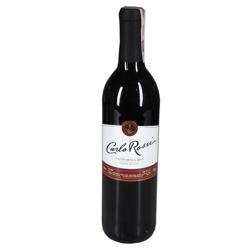 Wino czerwone półwytrawne Carlo Rossi 750 ml