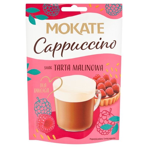 Cappuccino o smaku tarty malinowej  Mokate 40 g