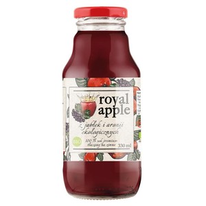 BIO Sok z jabłek i aronii ekologicznych Royal Apple 330 ml