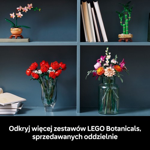 Botanicals Piękny bukiet różowych kwiatów 10342 LEGO zestaw