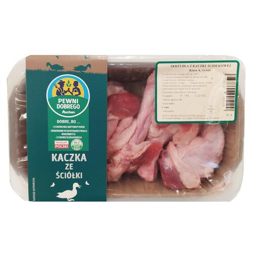 Skrzydełka z kaczki ze ściółki świeże Pewni Dobrego na wagę ok. 400 g