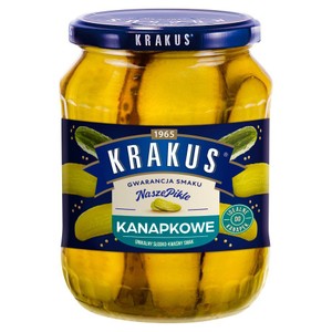 Ogórki kanapkowe Krakus 670 g