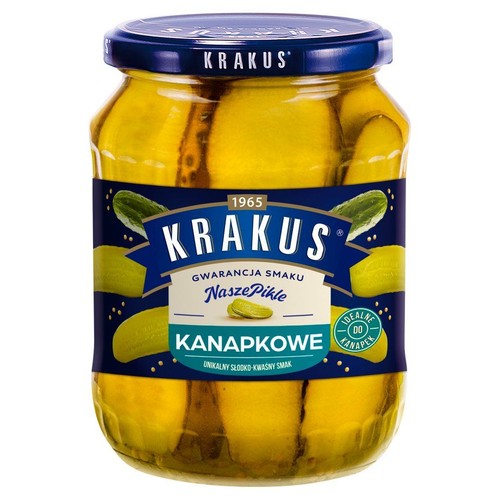 Ogórki kanapkowe Krakus 670 g