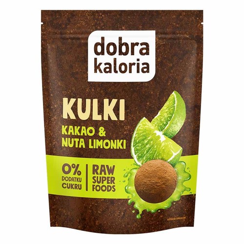 Kulki Mocy kakao i nuta limonki Dobra Kaloria 65 g