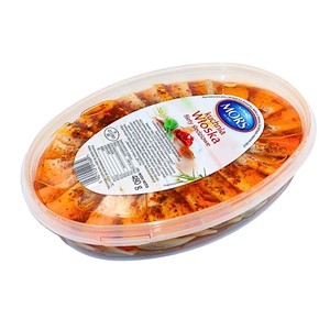 Filety śledziowe z suszonymi pomidorami czosnkiem i bazylią  Mors 480 g