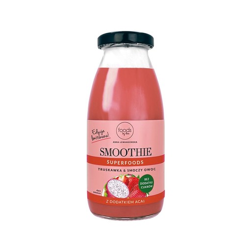 Smoothie superfoods truskawka & smoczy owoc Foods by Ann 250 ml