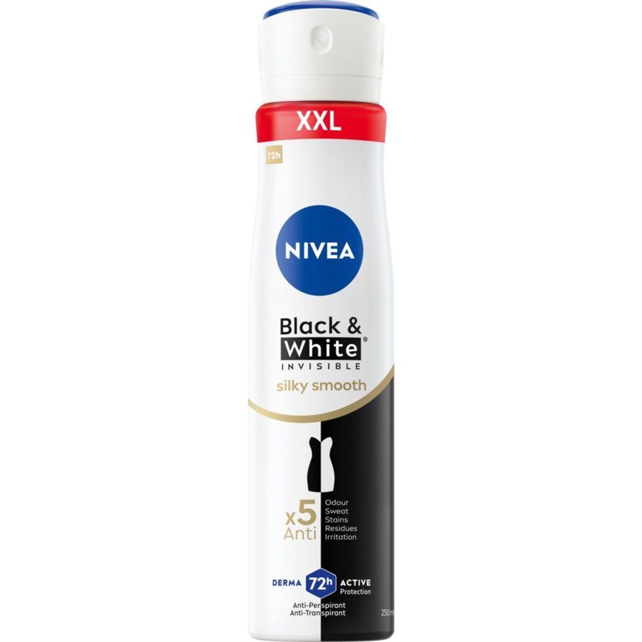 Invisible Silky Smooth Antyperspirant damski w sprayu NIVEA 250 ml