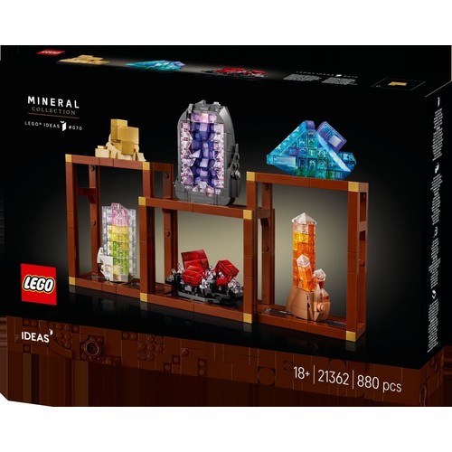 Ideas Kolekcja minerałów 21362, ozdobne kryształy LEGO 1 sztuka