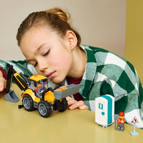 City Żółta koparko-ładowarka 60480 LEGO 1 sztuka