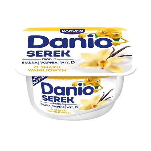 Danio serek homogenizowany waniliowy Danone 130 g