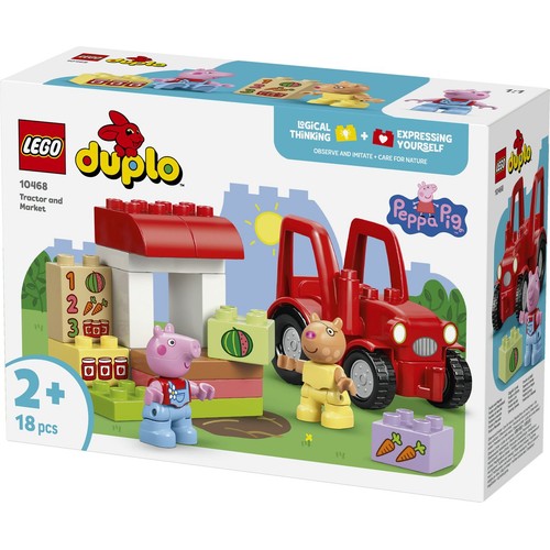 DUPLO® Świnka Peppa Ciągnik i rynek 10468 LEGO 1 sztuka